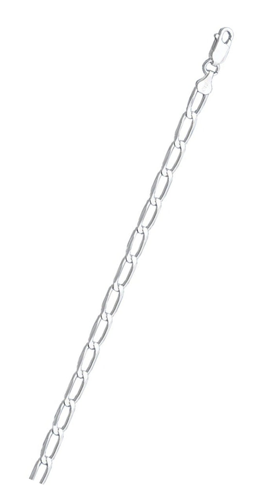 Sterling Silver Polished Long Curb 120 Chain