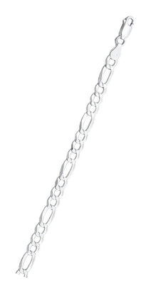 Sterling Silver Super Flat Figaro 150-5.8MM Chain