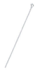 Sterling Silver Flat Marina 040-1.5mm Chain