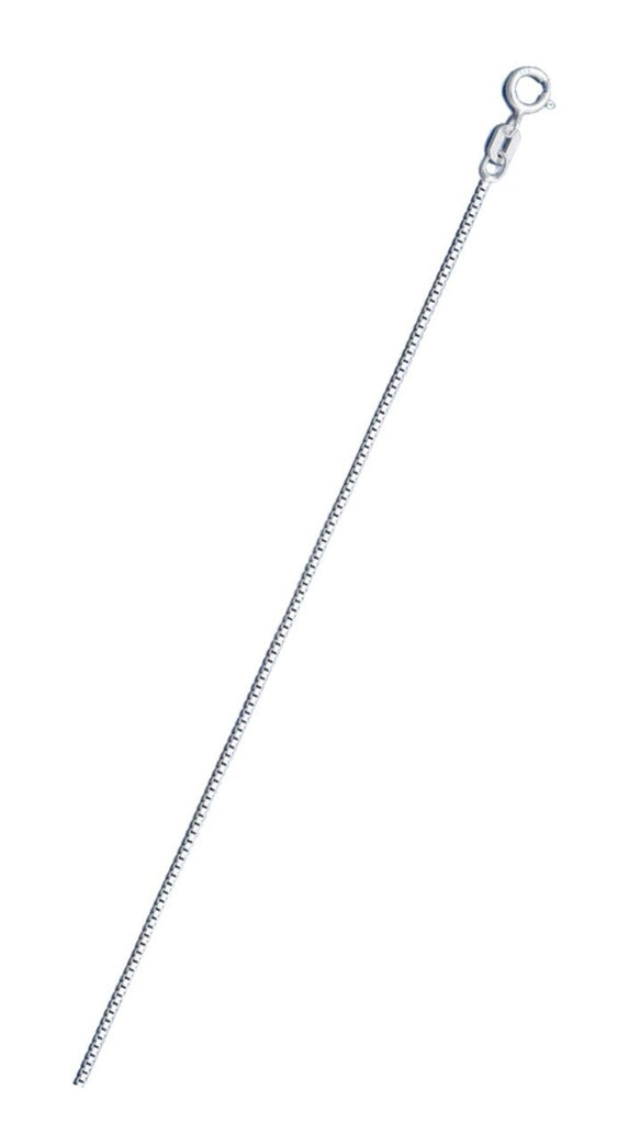 Sterling Silver Diamond Cut Box 012 Chain