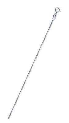 Sterling Silver Diamond Cut Box 012 Chain