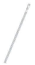 Load image into Gallery viewer, Sterling Silver Super Flat Concave Curb 100 Chain
