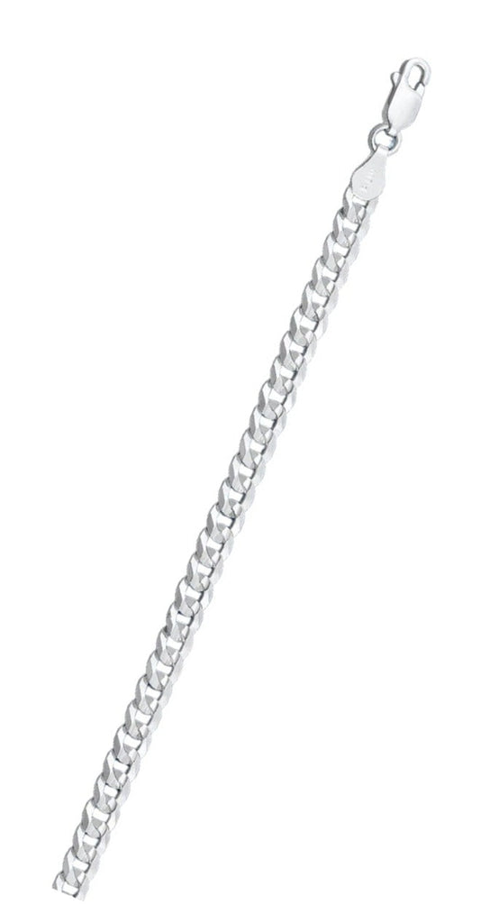 Sterling Silver Super Flat Concave Curb 150 Chain