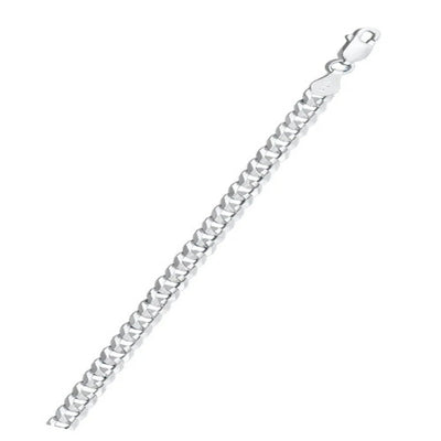 Sterling Silver Super Flat Concave Curb 150 Chain