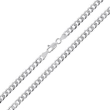 Load image into Gallery viewer, Sterling Silver Super Flat Curb 090-4.2MM Chain