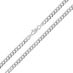 Sterling Silver Super Flat Curb 090-4.2MM Chain