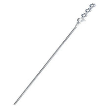 Load image into Gallery viewer, Sterling Silver Diamond Cut Box 012 Chain With Extension