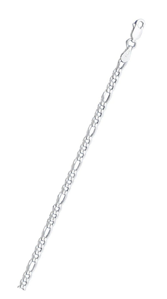 Sterling Silver Flat Figaro 100 Chain