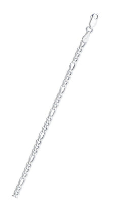 Sterling Silver Flat Figaro 100 Chain