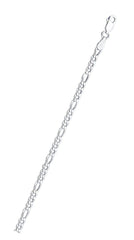Sterling Silver Flat Figaro 100 Chain