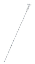 Load image into Gallery viewer, Sterling Silver Flat Oval Cable 020 Chain