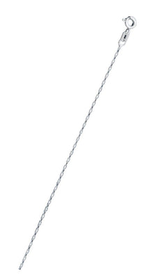 Sterling Silver Flat Oval Cable 020 Chain