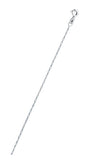 Sterling Silver Flat Oval Cable 020 Chain