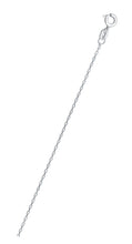 Load image into Gallery viewer, Sterling Silver Flat Oval Cable 015 Chain