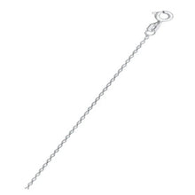 Load image into Gallery viewer, Sterling Silver Flat Oval Cable 015 Chain