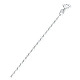 Sterling Silver Flat Oval Cable 015 Chain