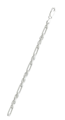 Italian Sterling Silver Anti-Tarnish Milano Rope 180 Chain