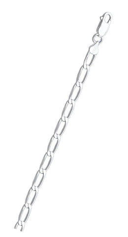 Sterling Silver Anti-Tarnish Long Curb 140 Chain