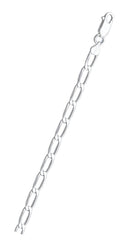 Sterling Silver Anti-Tarnish Long Curb 140 Chain