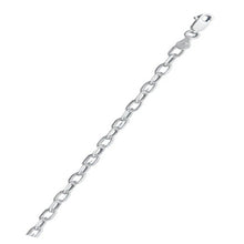 Load image into Gallery viewer, Sterling Silver Anti-Tarnish Marina Anchor 100 Chain