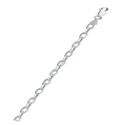 Sterling Silver Anti-Tarnish Marina Anchor 100 Chain