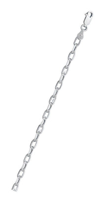 Sterling Silver Anti-Tarnish Marina Anchor 100 Chain