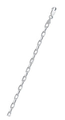 Sterling Silver Anti-Tarnish Marina Anchor 100 Chain