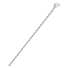 Load image into Gallery viewer, Sterling Silver Anti-Tarnish Singapore 020-1.2mm Chain