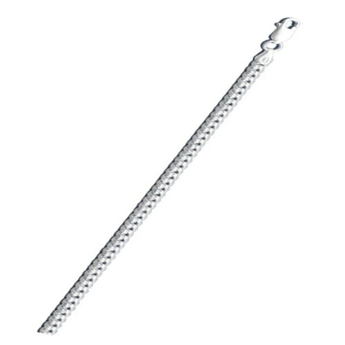 Sterling Silver Anti-Tarnish Miami Cuban Link 100-3.4mm Chain