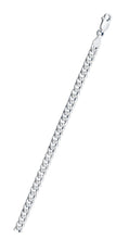 Load image into Gallery viewer, Sterling Silver Anti-Tarnish Super Flat Concave Curb 120 Chain