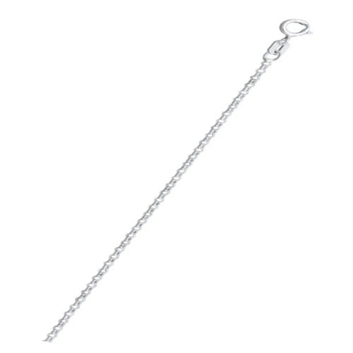 Sterling Silver Anti-Tarnish Flat Rolo 020-1.3mm Chain
