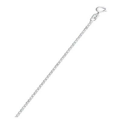 Sterling Silver Anti-Tarnish Flat Rolo 020-1.3mm Chain