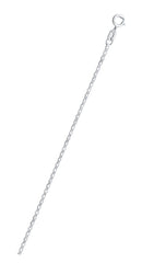 Sterling Silver Anti-Tarnish Flat Rolo 020 Chain
