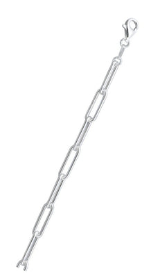 Sterling Silver Round Wire Paperclip 150 Chain