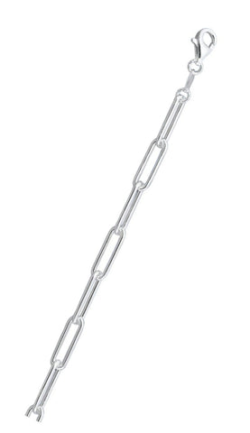 Sterling Silver Round Wire Paperclip 150 Chain