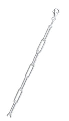 Sterling Silver Round Wire Paperclip 150 Chain