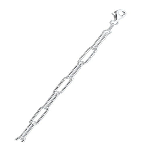 Sterling Silver Round Wire Paperclip 150 Chain