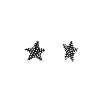 Sterling Silver Starfish Stud Earrings