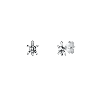 Sterling Silver Turtle Earrings