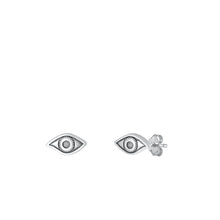 Load image into Gallery viewer, Sterling Silver Oxidized Eye Earring