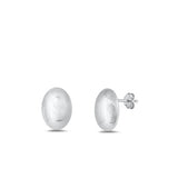 Sterling Silver Polished Earrings-12.6mm