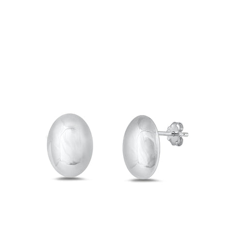 Sterling Silver Polished Earrings-14.7mm