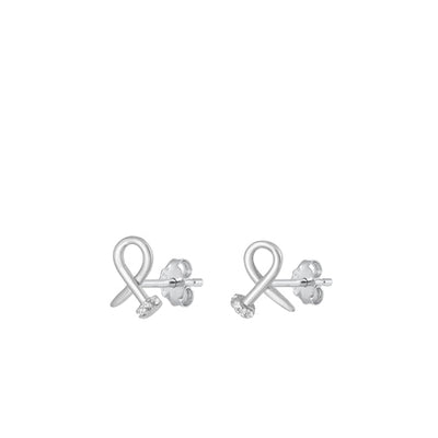 Sterling Silver Oxidized Nails Earring