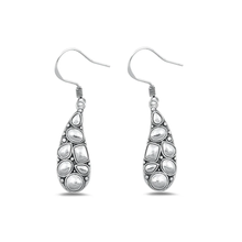 Load image into Gallery viewer, Sterling Silver Oxidized 21.8mm Bali Style Earrings