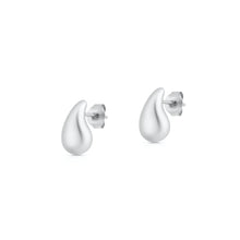 Load image into Gallery viewer, Sterling Silver Polished Teardrop Earrings