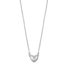 Load image into Gallery viewer, Sterling Silver Rhodium Plated Butterfly Clear CZ Necklace