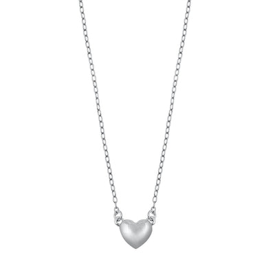 Sterling Silver Rhodium Plated Butterfly Clear CZ Necklace