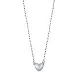Sterling Silver Rhodium Plated Butterfly Clear CZ Necklace