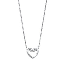 Load image into Gallery viewer, Sterling Silver 7mm Heart Necklace
