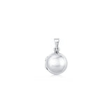 Sterling Silver Polished Round Locket Pendant